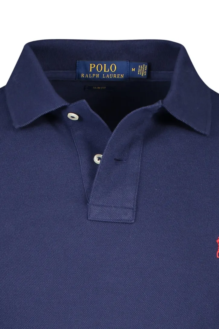 katoenen Polo Ralph Lauren polo kobaltblauw Big & Tall