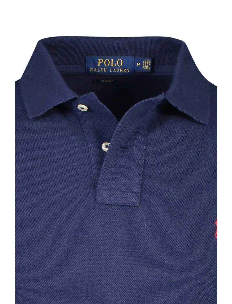 Polo Ralph Lauren polo effen kobaltblauw Big & Tall