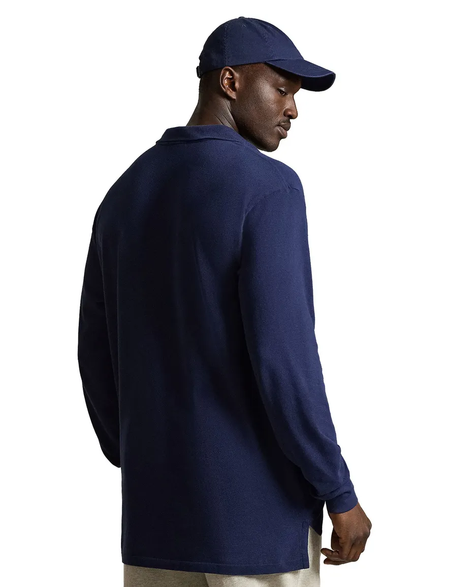 Polo Ralph Lauren polo effen kobaltblauw Big & Tall