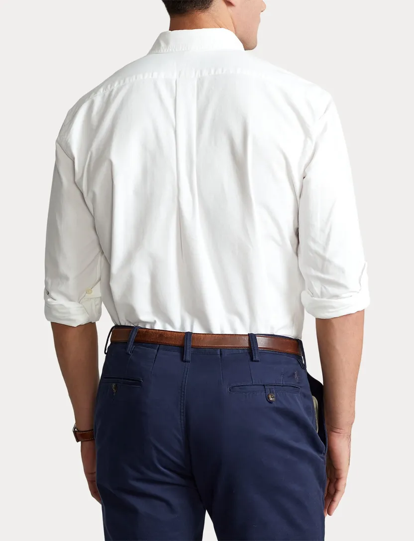Big & Tall Polo Ralph Lauren casual overhemd normale fit wit