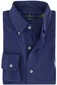 Polo Ralph Lauren casual overhemd slim fit donkerblauw effen 100% katoen