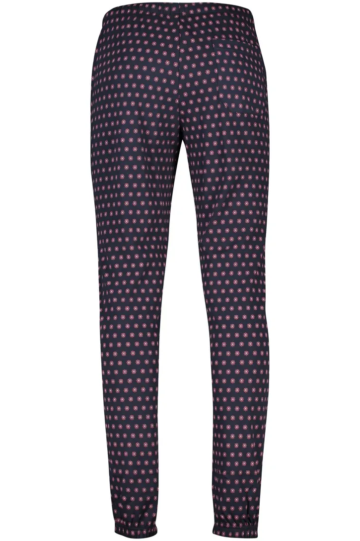 Schiesser pyjamabroek geprint 100% katoen blauw