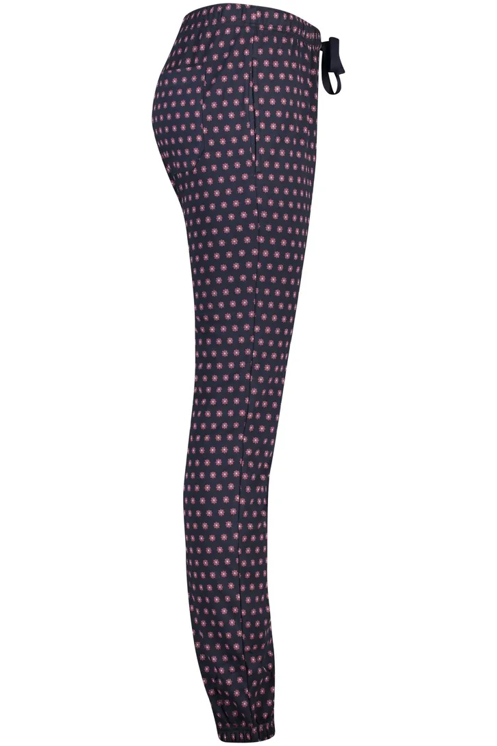 Schiesser pyjamabroek geprint 100% katoen blauw