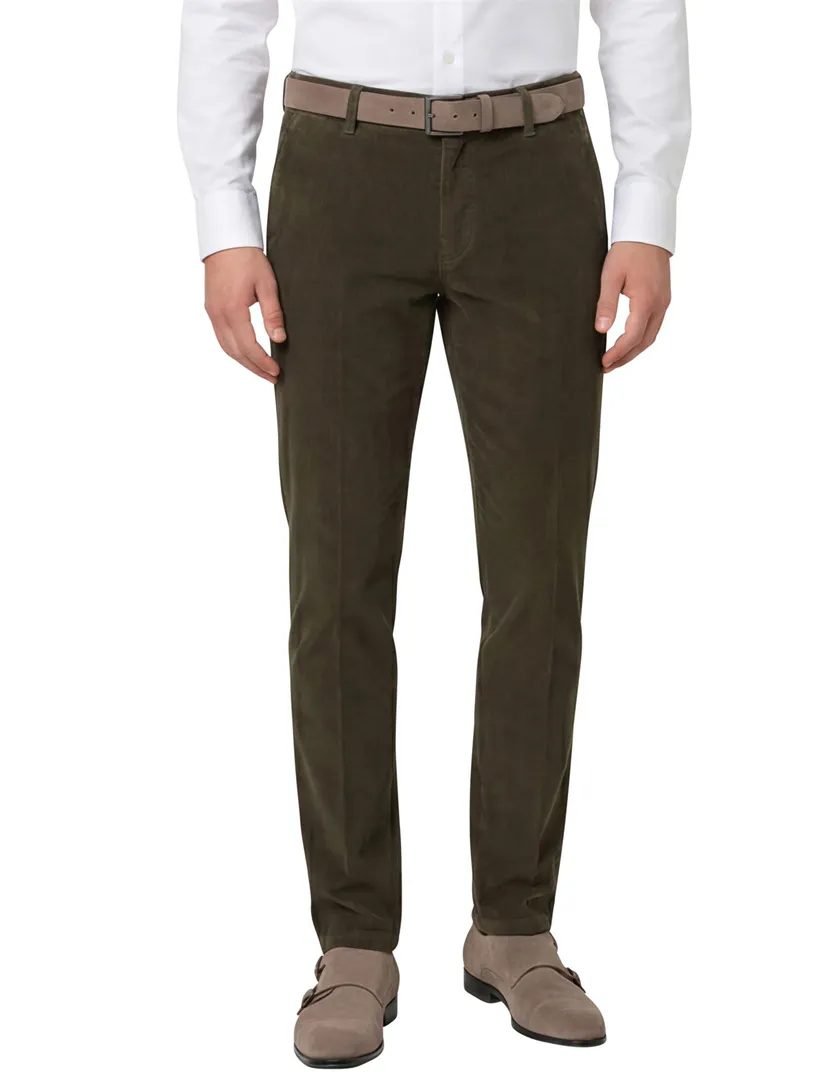 katoenen broek M.E.N.S. groen