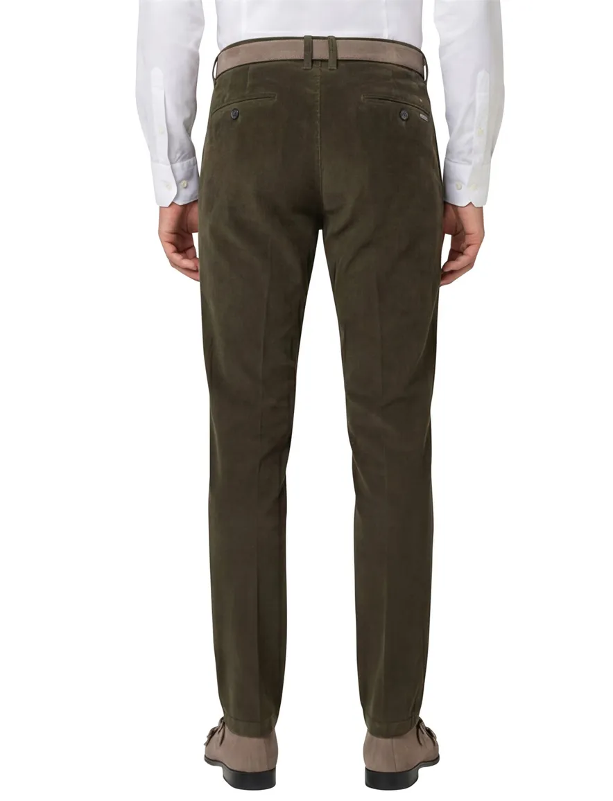 M.E.N.S. katoenen broek groen