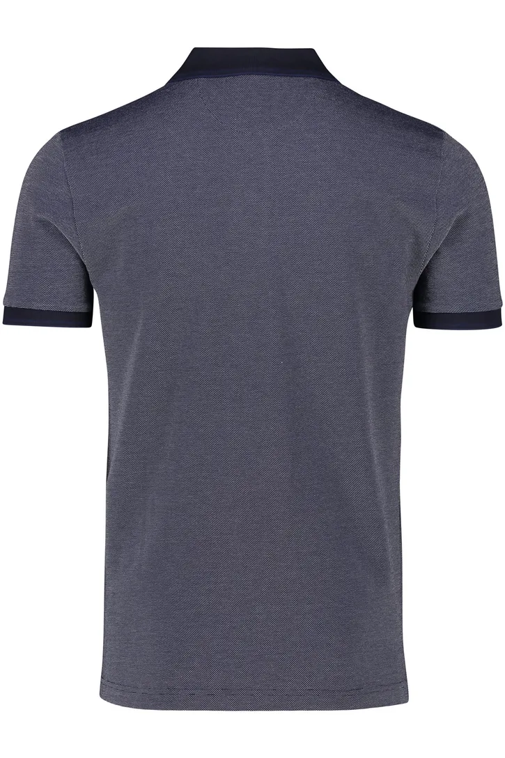 Gant polo navy 2-knoops katoen normale fit