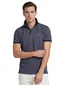 polo Gant donkerblauw effen katoen normale fit