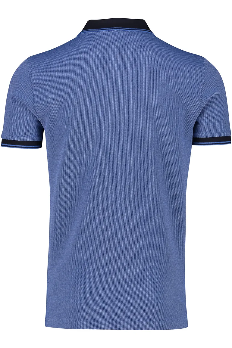 Gant polo normale fit blauw katoen 2-knoops