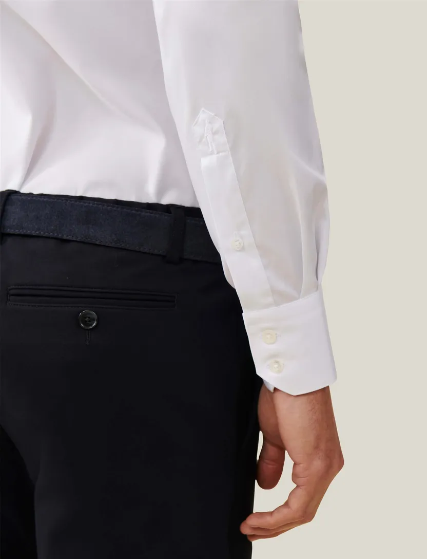 Cavallaro overhemd slim fit widespead spierwit