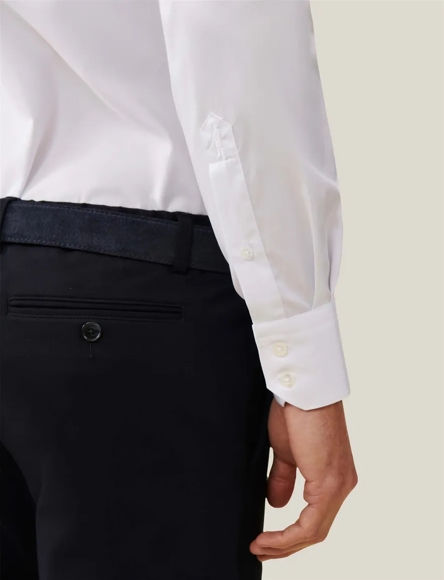 Cavallaro overhemd widespead spierwit slim fit