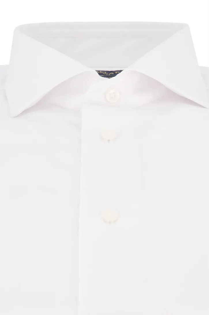 Cavallaro overhemd slim fit widespead spierwit
