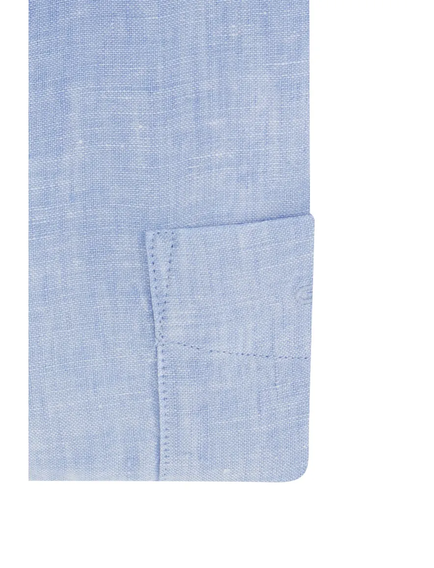 Gant overhemd blauw effen