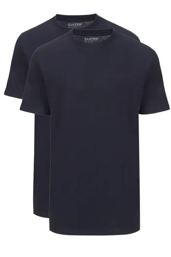 Slater Slater t-shirt donkerblauw extra lang