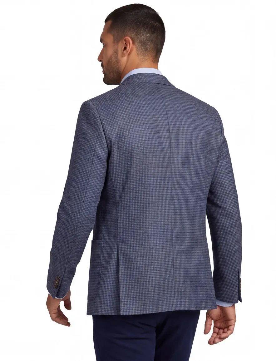 Dressler Sendrik colbert donkerblauw gemêleerd slim fit