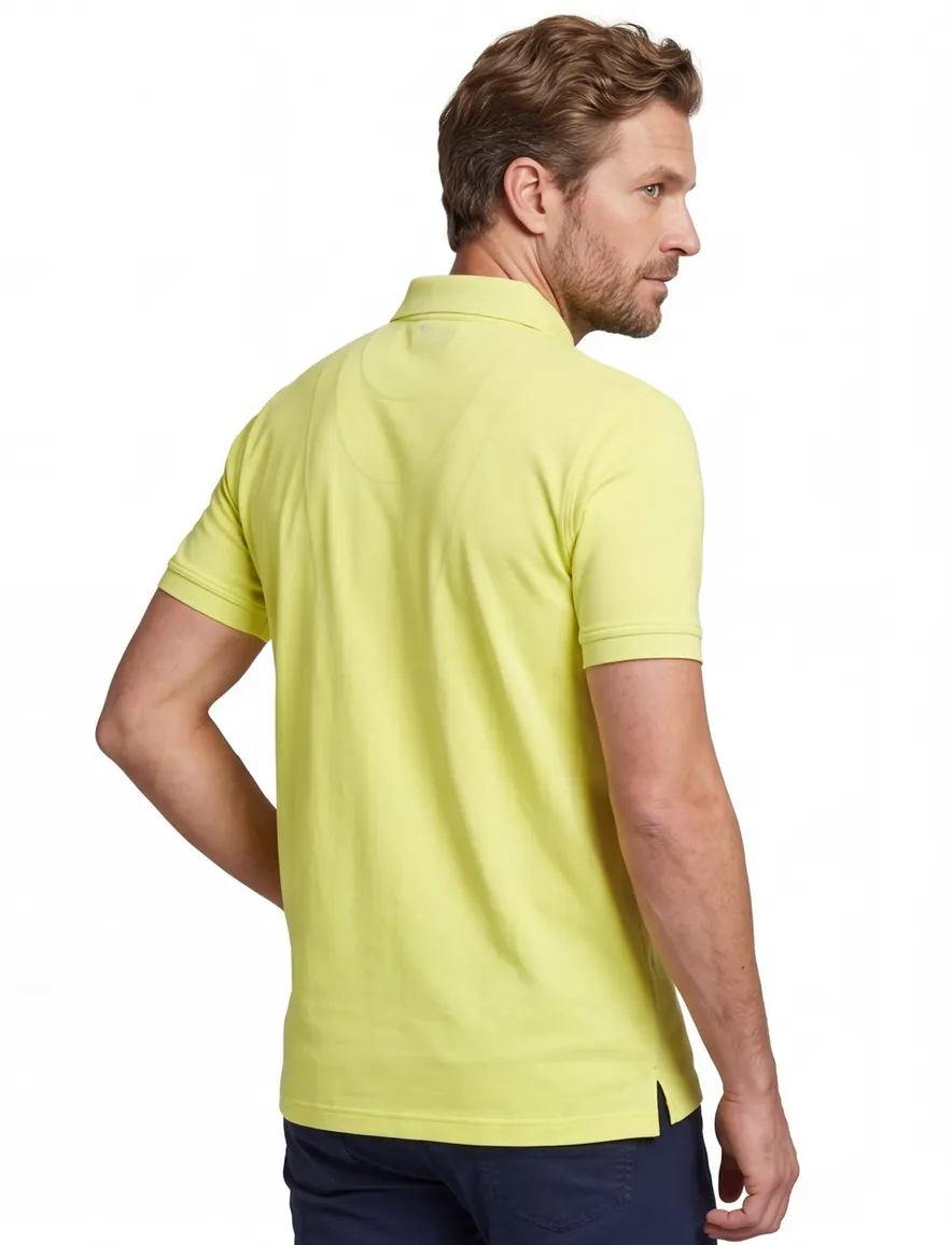 Gant poloshirt geel effen