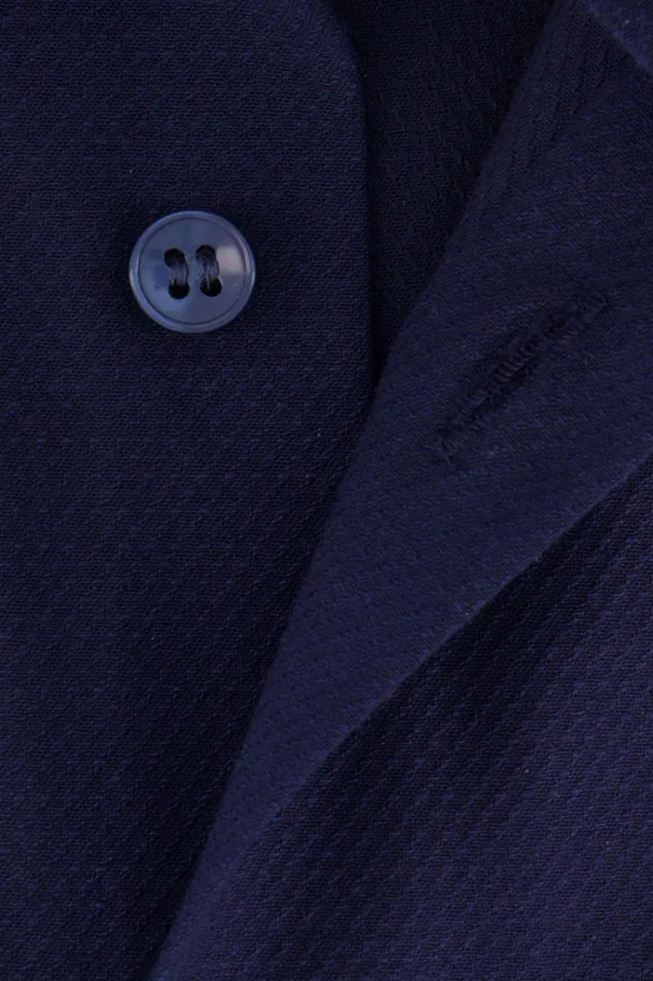 Navy Olymp business overhemd extra slim fit katoen