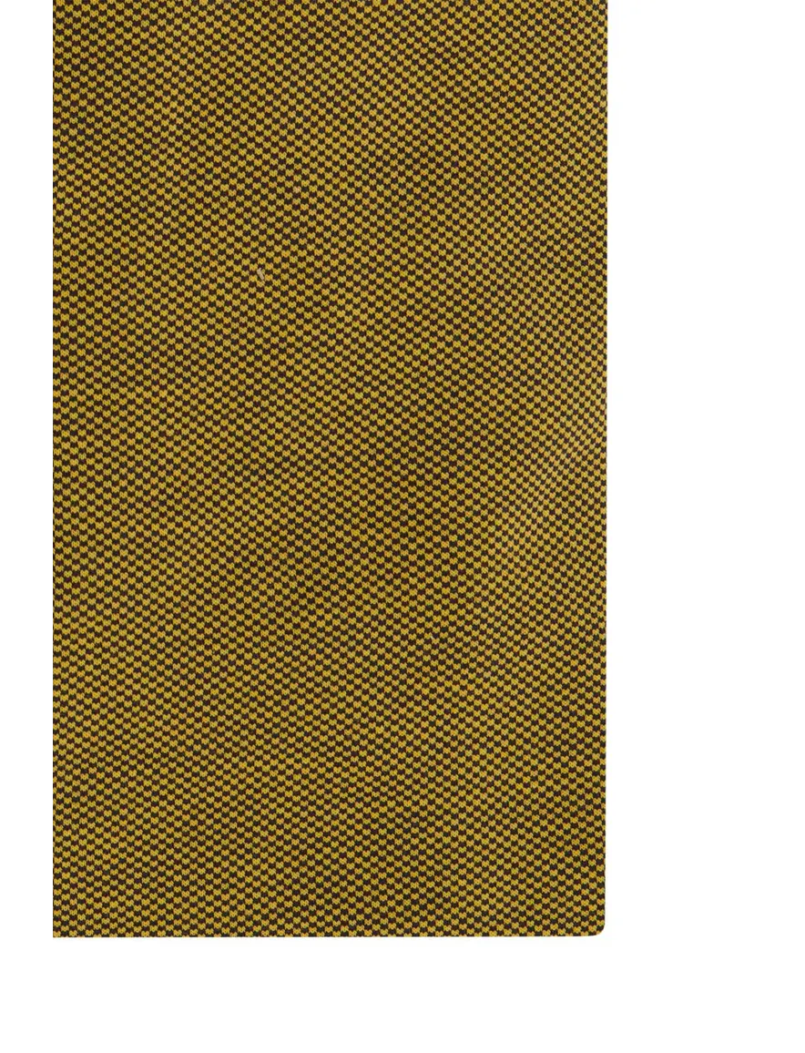 Olymp overhemd level five slim fit geel geprint
