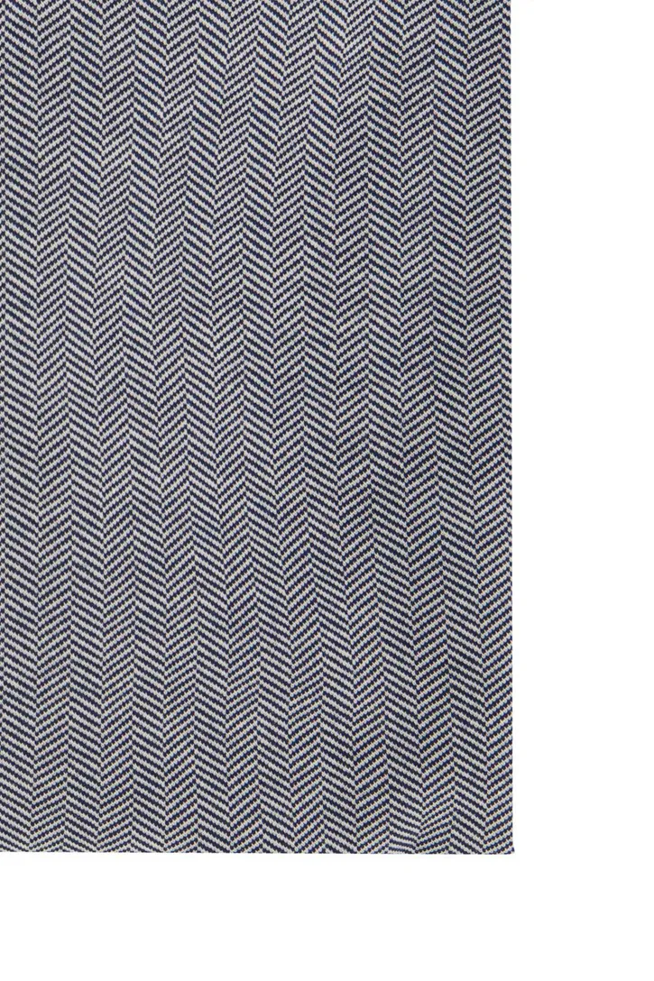 Olymp business overhemd blauw geprint katoen