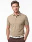 Lacoste poloshirt 3 knoops beige effen katoen normale fit