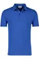 polo Lacoste blauw effen katoen normale fit