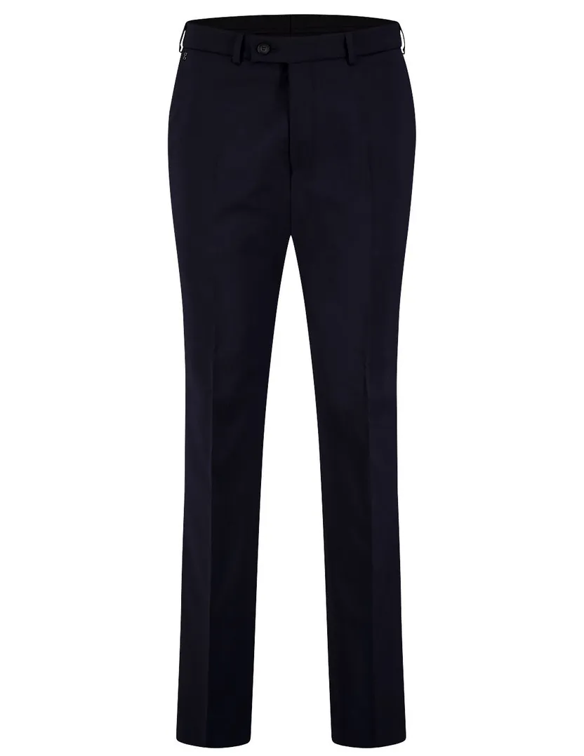 Gardeur broek donkerblauw effen