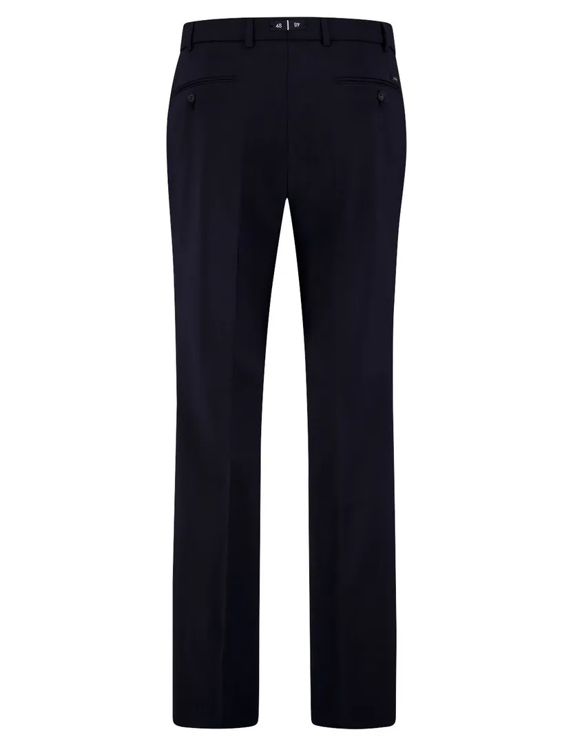 Gardeur broek donkerblauw effen