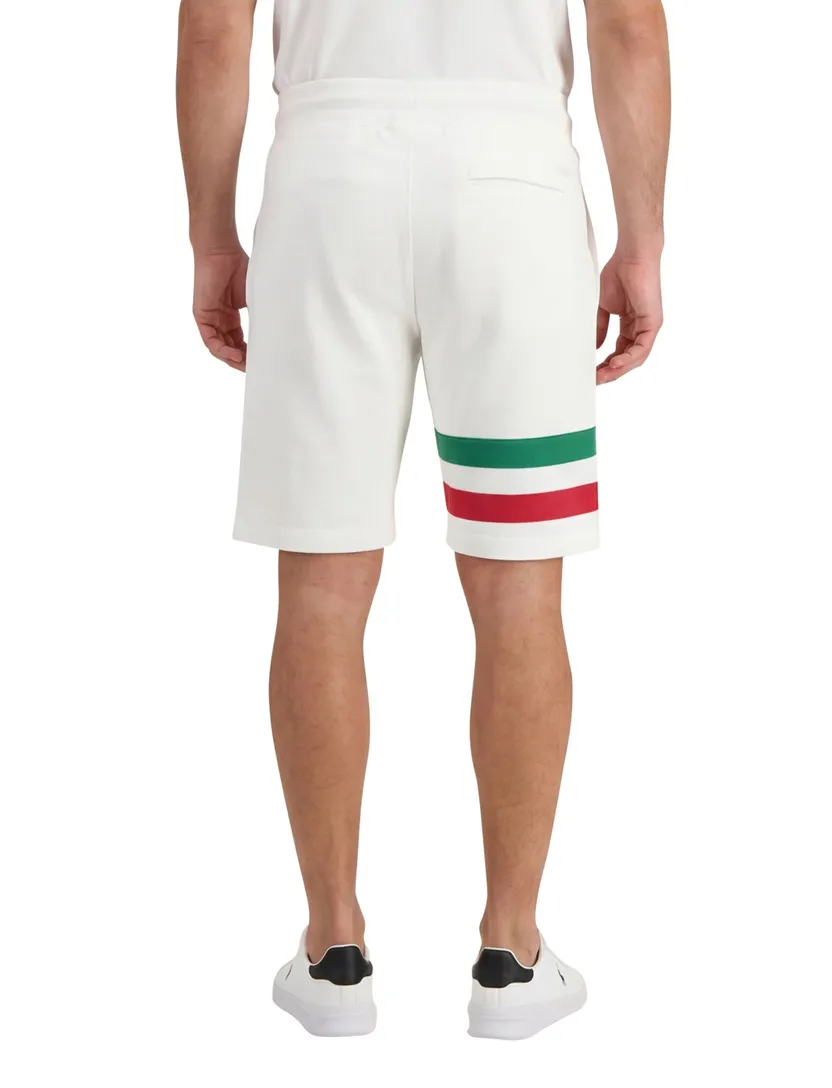 Aeronautica Militare bermuda katoen wit strepen