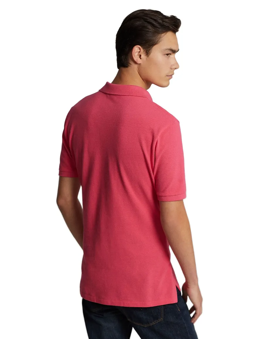 Polo Ralph Lauren Slim Fit poloshirt korte mouw roze