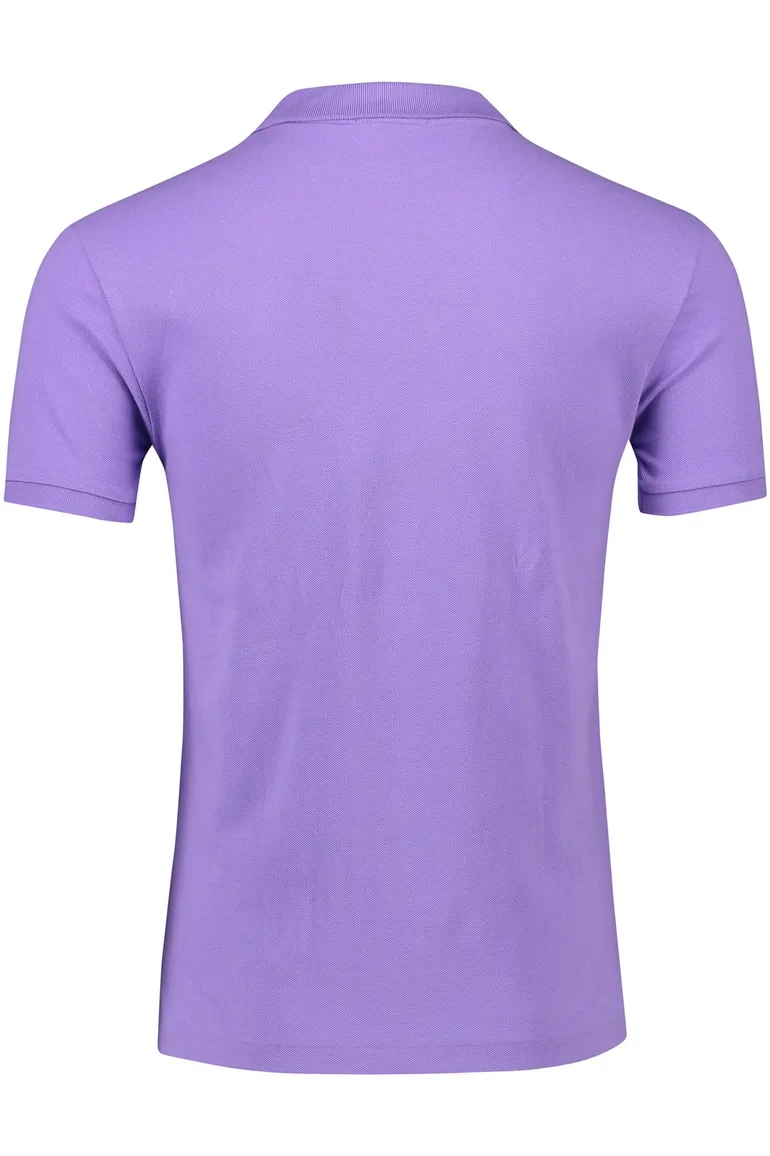 polo Polo Ralph Lauren Slim Fit paars effen katoen slim fit