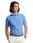 Polo Ralph Lauren polo Slim Fit slim fit lichtblauw effen donkerblauw logo katoen