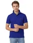 Polo Ralph Lauren polo slim fit blauw effen katoen rood logo