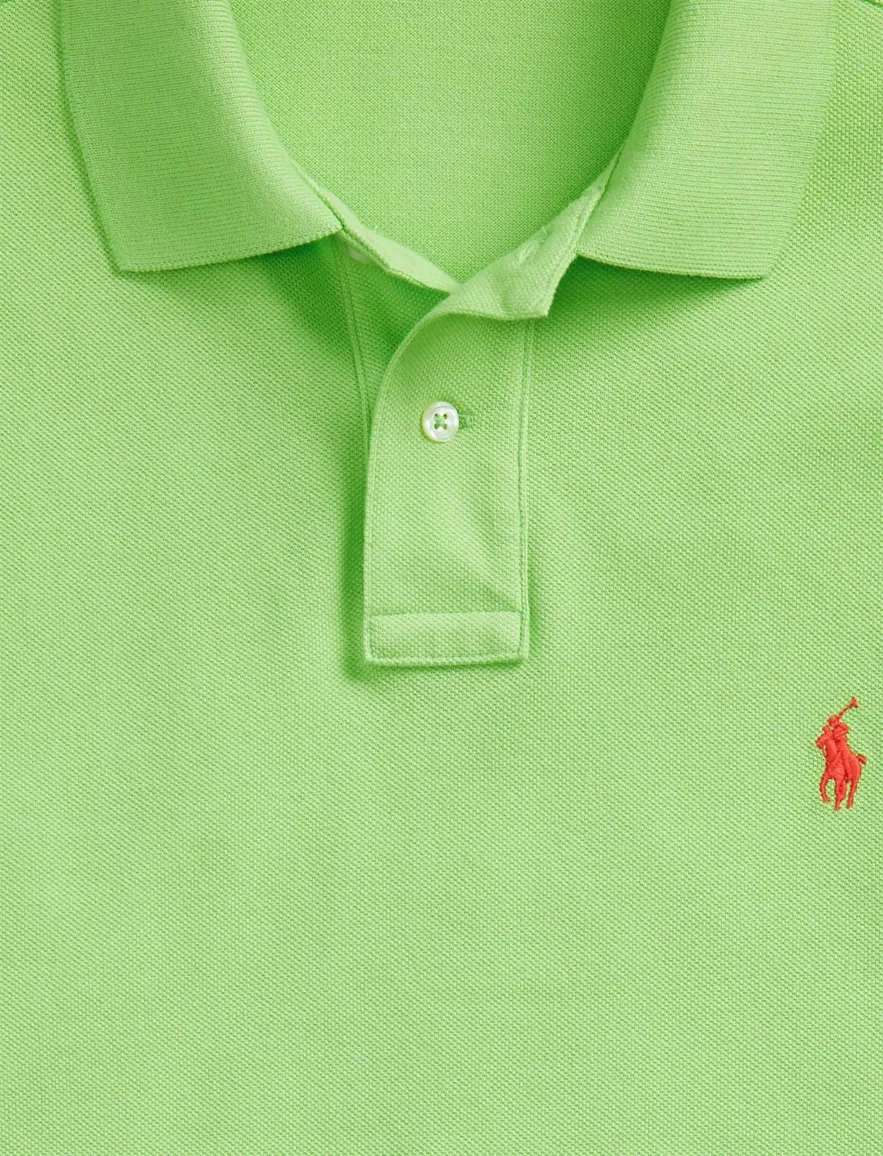Polo Ralph Lauren polo Slim Fit slim fit gifgroen effen katoen