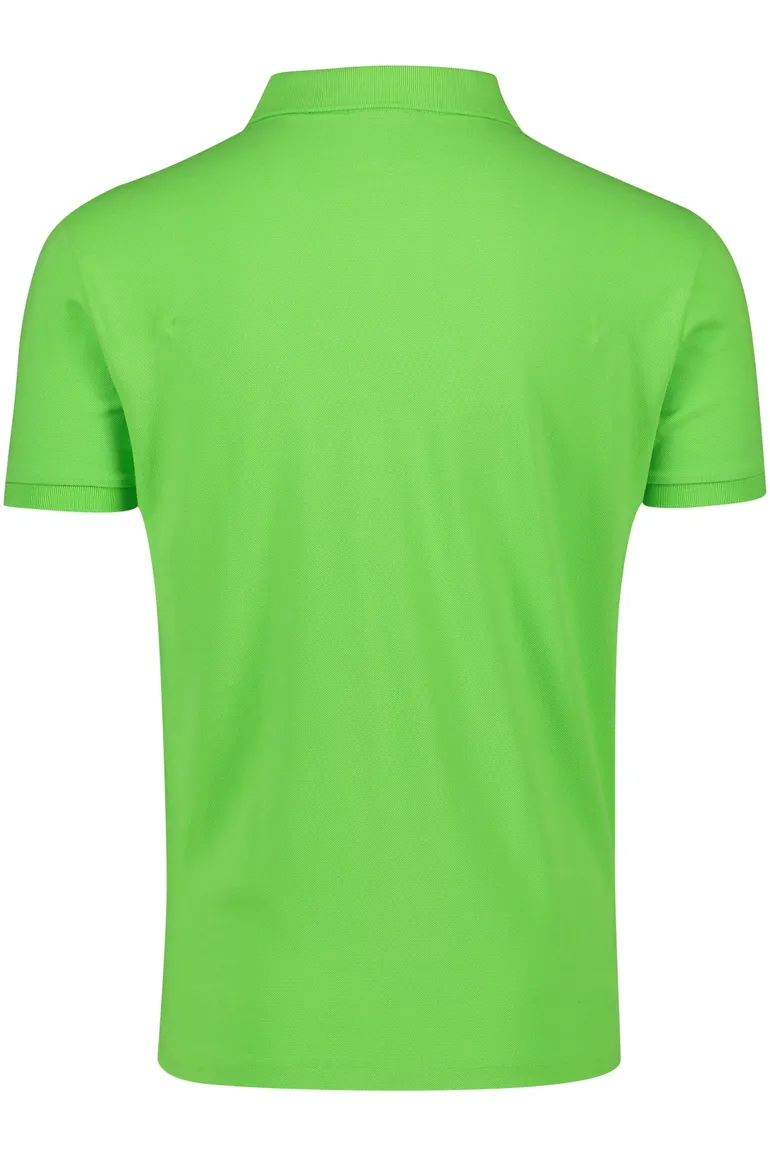Polo Ralph Lauren polo Slim Fit slim fit gifgroen effen katoen