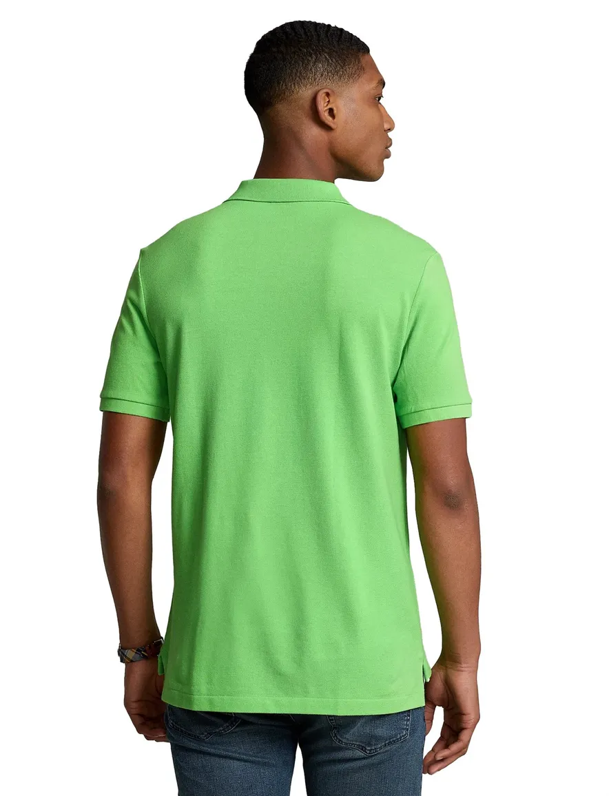 Polo Ralph Lauren polo Slim Fit slim fit gifgroen effen katoen