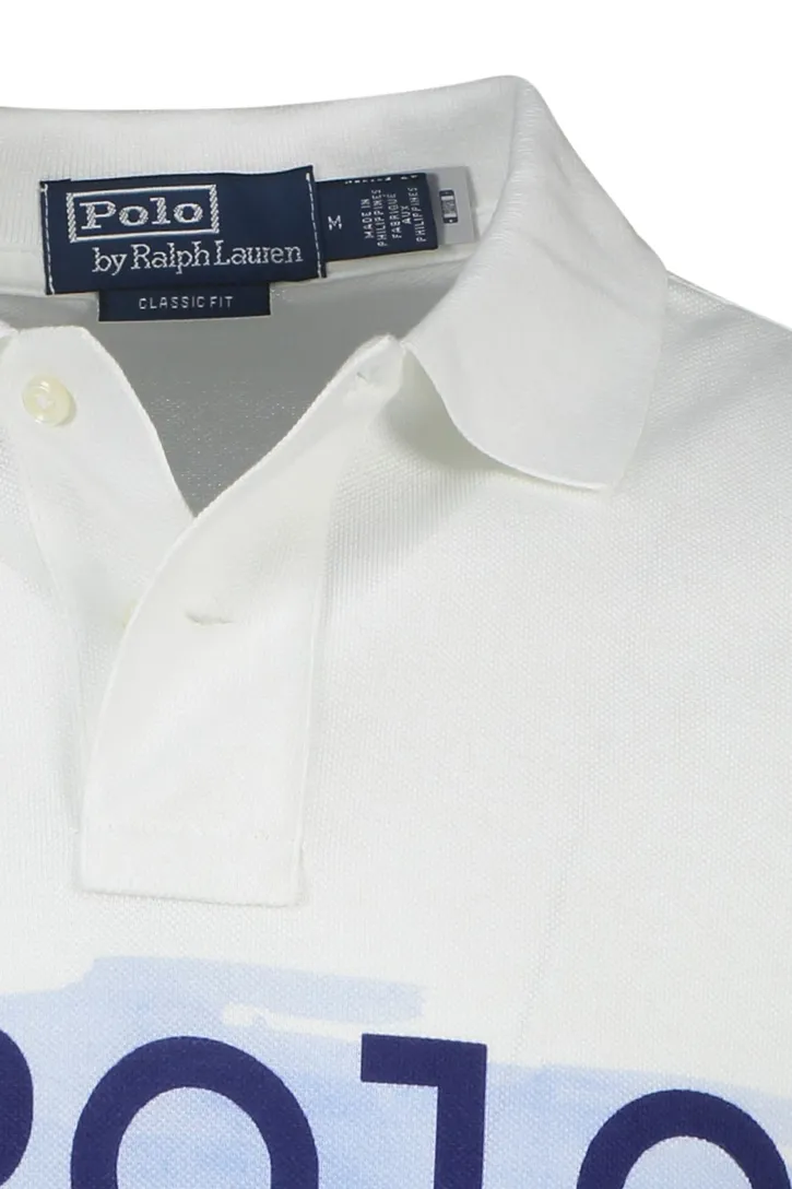 Polo Ralph Lauren polo normale fit wit effen katoen