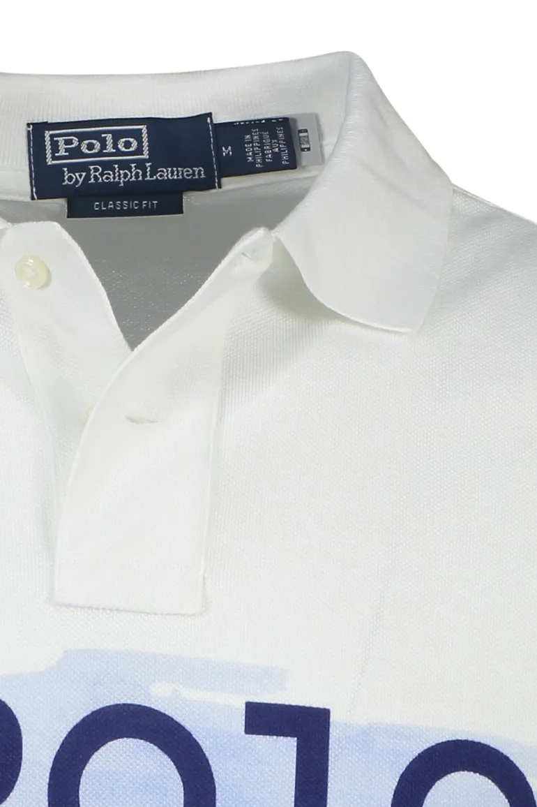 Polo Ralph Lauren polo normale fit wit uni katoen