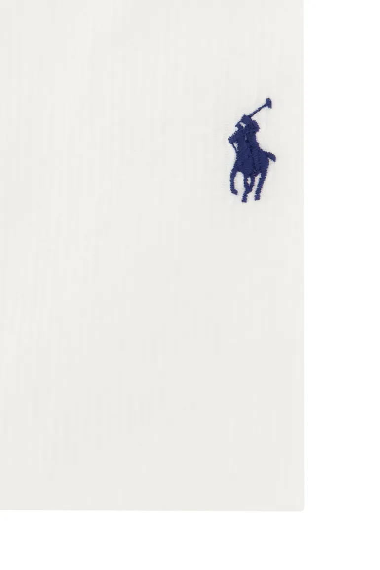 Polo Ralph Lauren overhemd korte mouw normale fit wit effen katoen