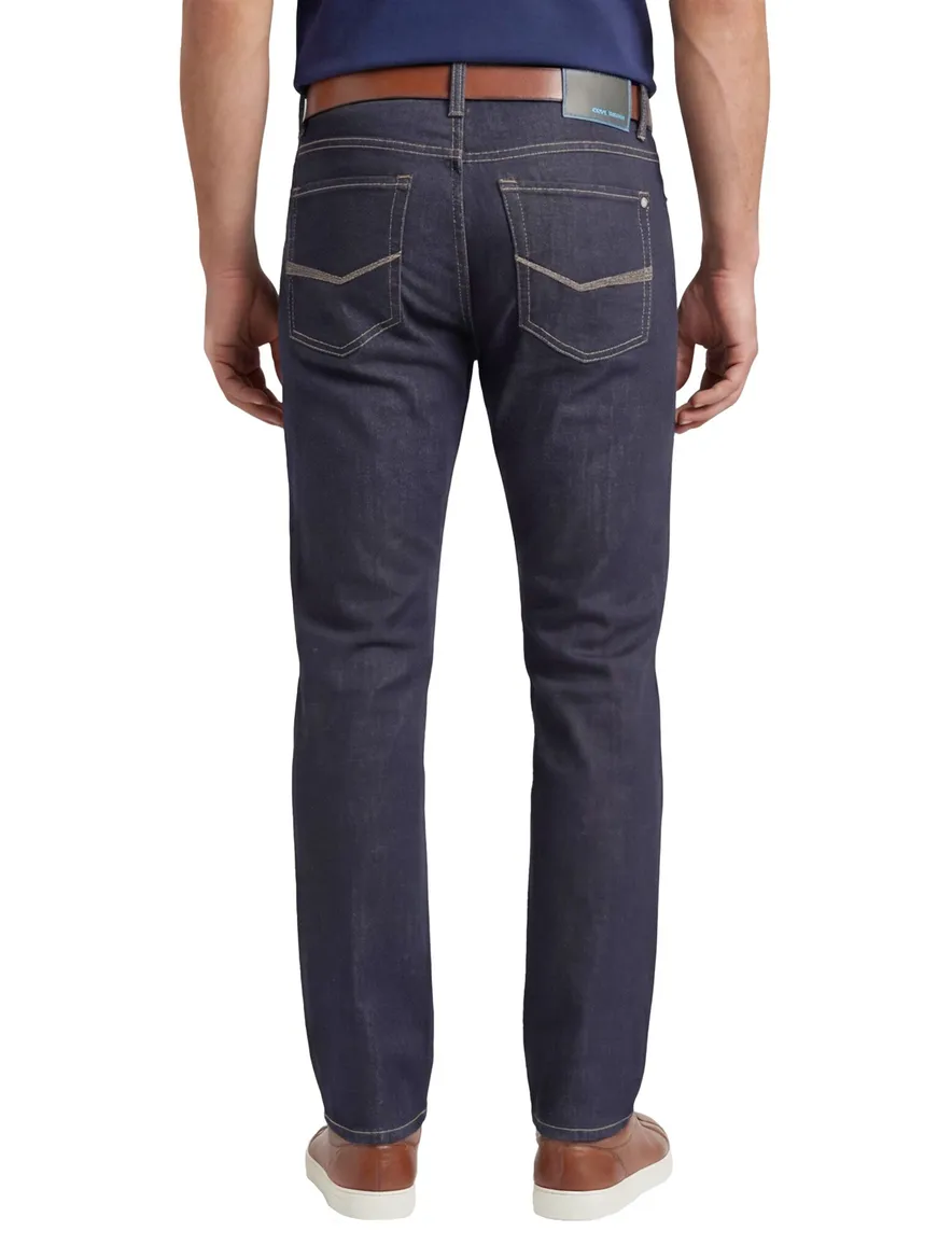 Pierre Cardin Lyon Tapered donkerblauw 5-p broek