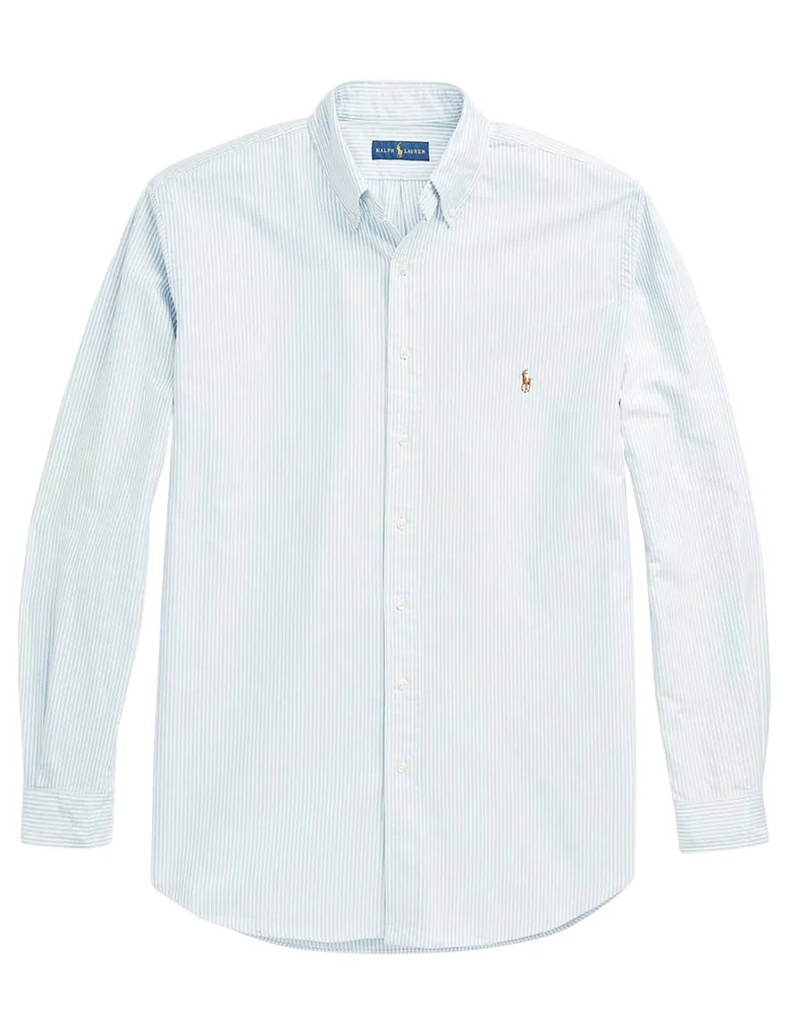 Polo Ralph Lauren Big & Tall overhemd normale fit blauw