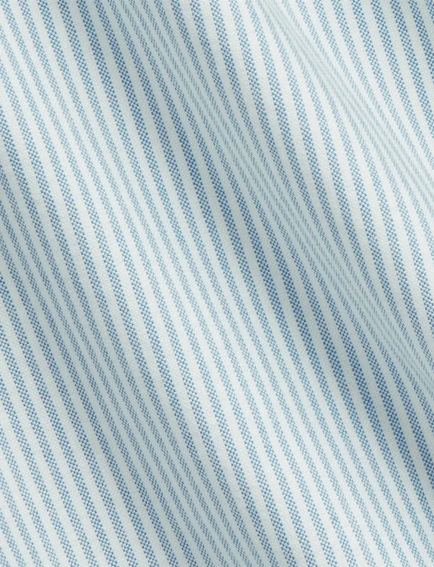 Polo Ralph Lauren Big & Tall overhemd blauw/ wit gestreept