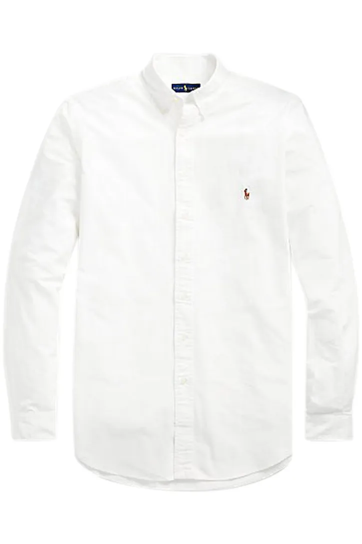Polo Ralph Lauren Big & Tall overhemd normale fit wit effen 100% katoen