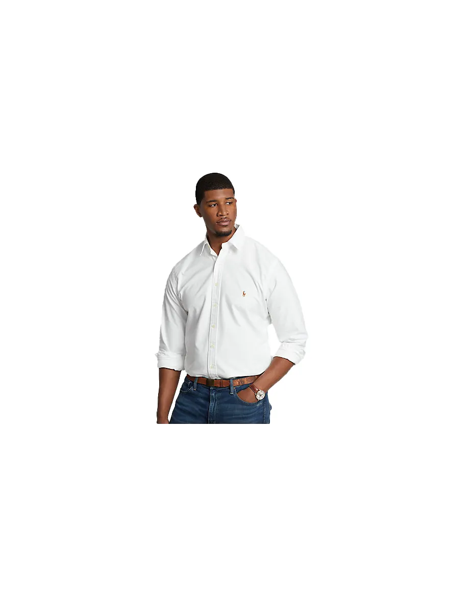 Polo Ralph Lauren Big & Tall overhemd wit effen