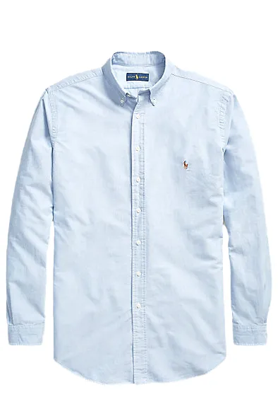 Polo Ralph Lauren Big & Tall overhemd normale fit lichtblauw