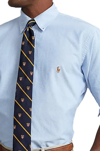 Polo Ralph Lauren Big & Tall overhemd normale fit lichtblauw
