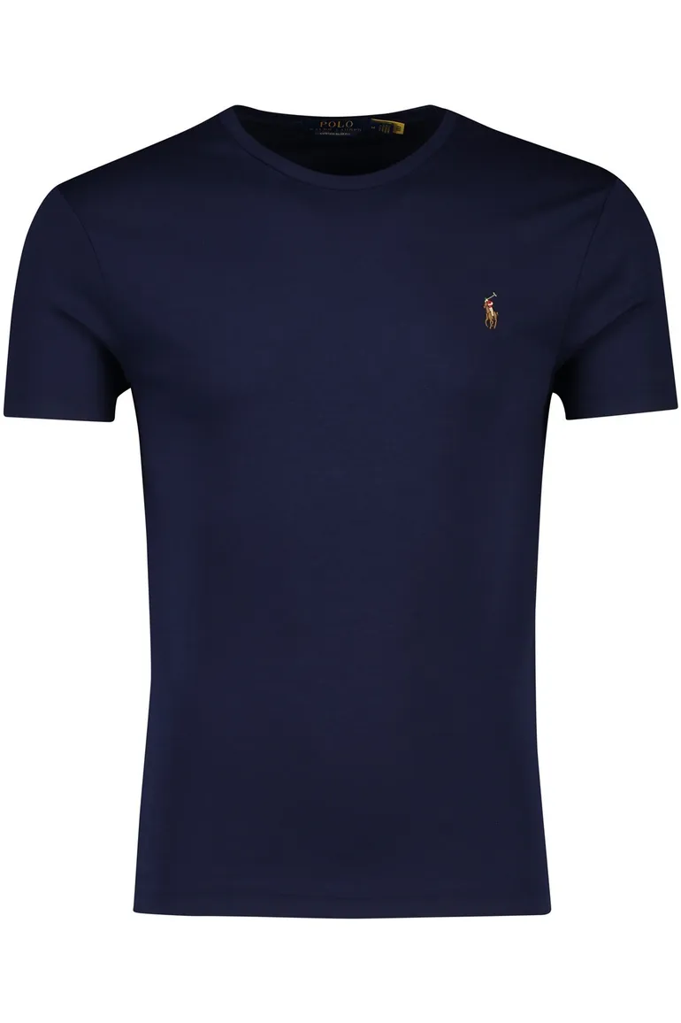 Polo Ralph Lauren big & tall t-shirt donkerblauw ronde hals