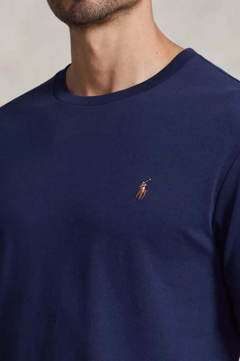 Polo Ralph Lauren big & tall t-shirt donkerblauw ronde hals