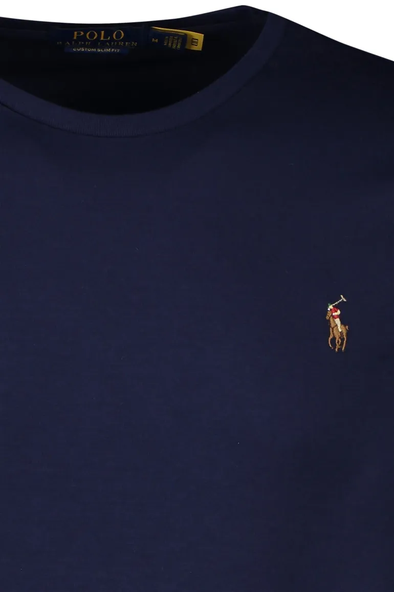 Polo Ralph Lauren big & tall t-shirt donkerblauw ronde hals