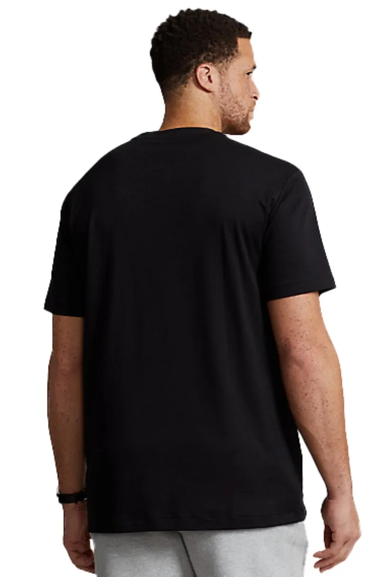 Polo Ralph Lauren Big & Tall t-shirt zwart effen