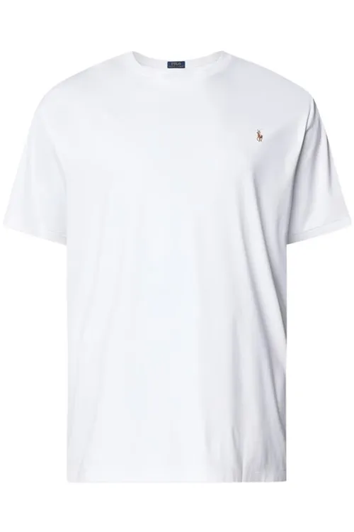 Polo Ralph Lauren t-shirt Big & Tall wit effen