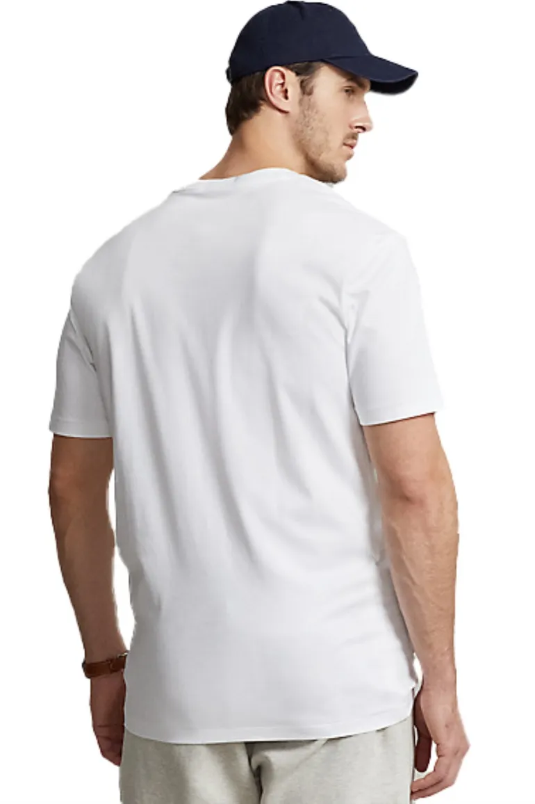 Polo Ralph Lauren t-shirt Big & Tall wit effen